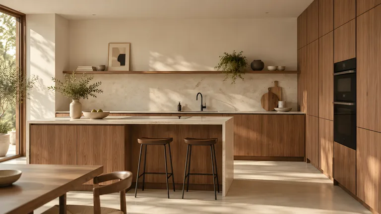 Küchenvisualisierung mit METOD-kompatiblen Fronten in Casella Eiche braun
